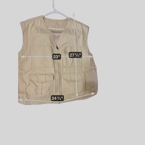 Duluth Trading Utility Hunting Fishing vestsz xxl Khaki - Picture 4 of 6